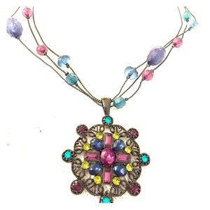 Ornamental fashion necklace.
